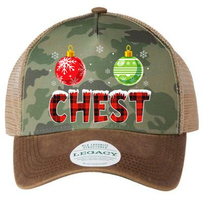 Chest Nuts Matching Chestnuts Christmas Couples Legacy Tie Dye Trucker Hat