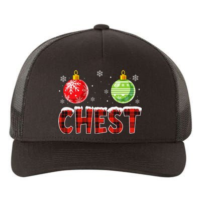 Chest Nuts Matching Chestnuts Christmas Couples Yupoong Adult 5-Panel Trucker Hat