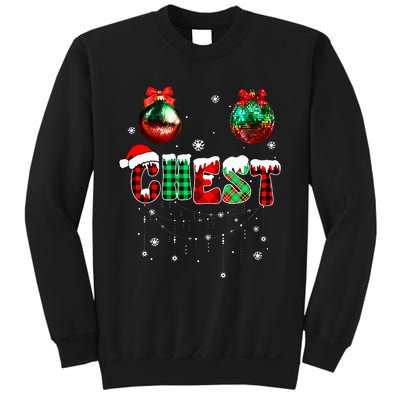 Chest Nuts Matching Chestnuts Funny Christmas Couples Sweatshirt