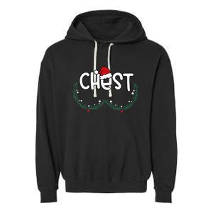 Chest Nuts Matching Chestnuts Xmas Christmas Couples Garment-Dyed Fleece Hoodie