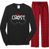 Chest Nuts Matching Chestnuts Xmas Christmas Couples Long Sleeve Pajama Set