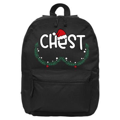 Chest Nuts Matching Chestnuts Xmas Christmas Couples 16 in Basic Backpack