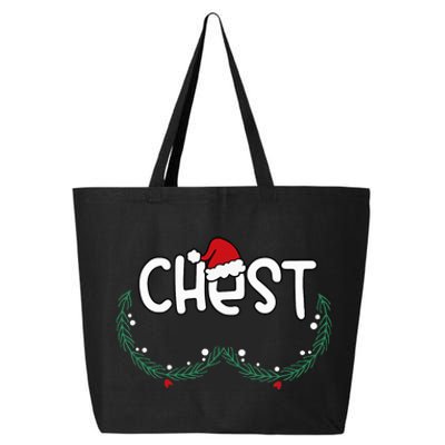 Chest Nuts Matching Chestnuts Xmas Christmas Couples 25L Jumbo Tote