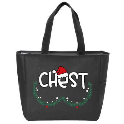 Chest Nuts Matching Chestnuts Xmas Christmas Couples Zip Tote Bag