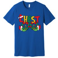 Chest Nuts Matching Chestnuts Funny Christmas Couples Nuts Gift Premium T-Shirt