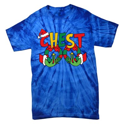 Chest Nuts Matching Chestnuts Funny Christmas Couples Nuts Gift Tie-Dye T-Shirt