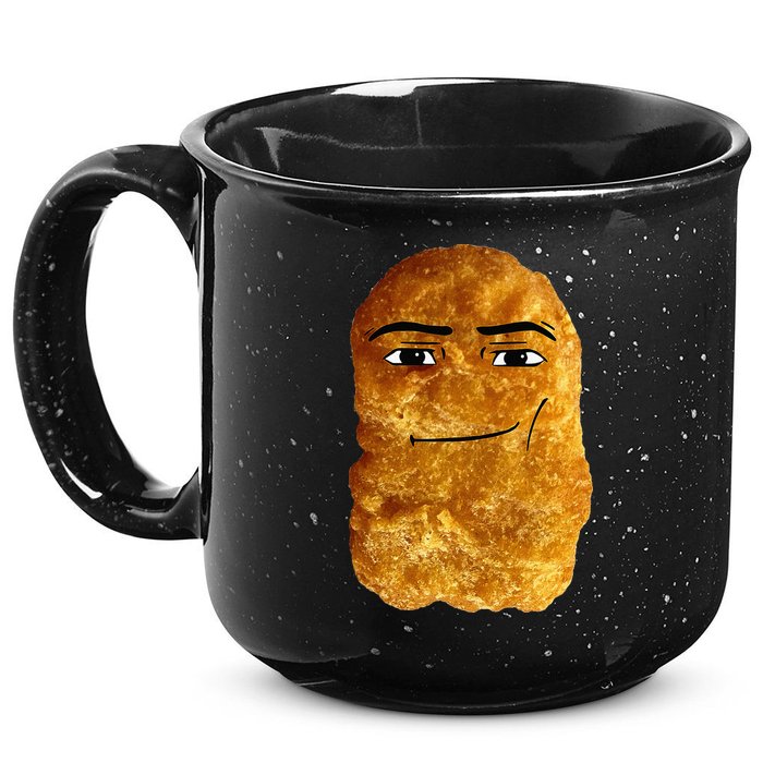 Chicken Nugget Meme 15oz Campfire Ceramic Mug