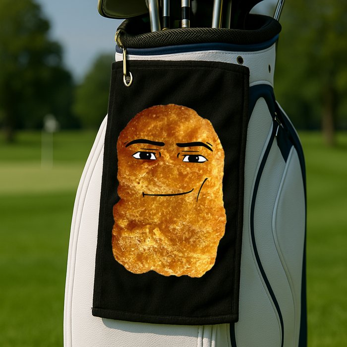Chicken Nugget Meme Golf Towel