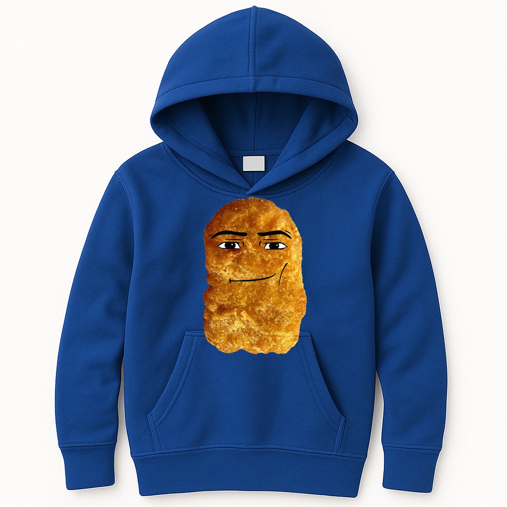 Chicken Nugget Meme Kids Hoodie