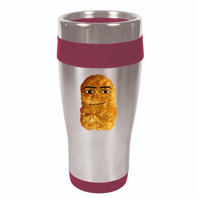 Chicken Nugget Meme 16oz Travel Tumbler