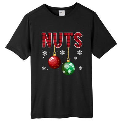 Chest Nuts Matching Chestnuts Funny Christmas Couples Xmas Meaningful Gift Tall Fusion ChromaSoft Performance T-Shirt