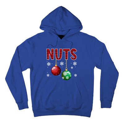 Chest Nuts Matching Chestnuts Funny Christmas Couples Xmas Meaningful Gift Hoodie