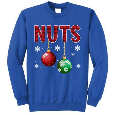 Chest Nuts Matching Chestnuts Funny Christmas Couples Xmas Meaningful Gift Sweatshirt