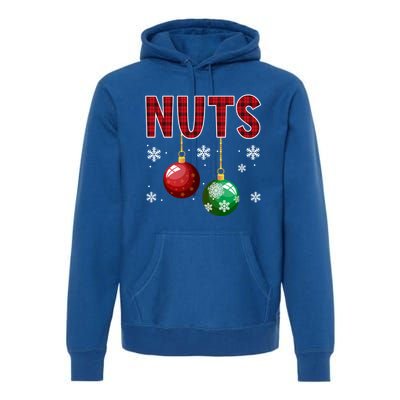 Chest Nuts Matching Chestnuts Funny Christmas Couples Xmas Meaningful Gift Premium Hoodie