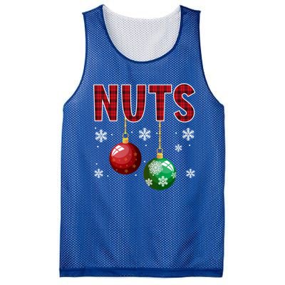 Chest Nuts Matching Chestnuts Funny Christmas Couples Xmas Meaningful Gift Mesh Reversible Basketball Jersey Tank