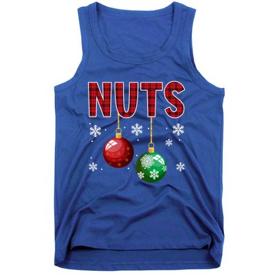 Chest Nuts Matching Chestnuts Funny Christmas Couples Xmas Meaningful Gift Tank Top