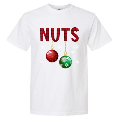 Chest Nuts Matching Chestnuts Funny Christmas Couples Xmas Meaningful Gift Garment-Dyed Heavyweight T-Shirt