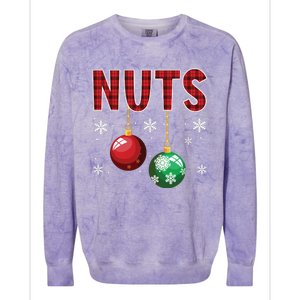 Chest Nuts Matching Chestnuts Funny Christmas Couples Nuts Colorblast Crewneck Sweatshirt