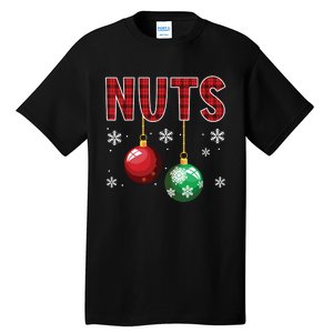 Chest Nuts Matching Chestnuts Funny Christmas Couples Nuts Tall T-Shirt