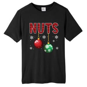 Chest Nuts Matching Chestnuts Funny Christmas Couples Nuts Tall Fusion ChromaSoft Performance T-Shirt