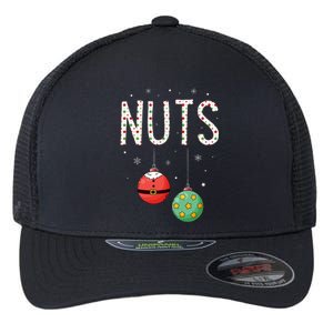 Chest Nuts Matching Funny Christmas Couples Chestnuts Nuts Flexfit Unipanel Trucker Cap