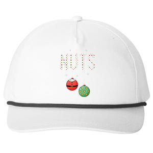 Chest Nuts Matching Funny Christmas Couples Chestnuts Nuts Snapback Five-Panel Rope Hat