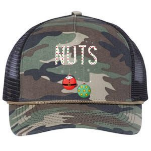 Chest Nuts Matching Funny Christmas Couples Chestnuts Nuts Retro Rope Trucker Hat Cap