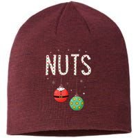 Chest Nuts Matching Funny Christmas Couples Chestnuts Nuts Sustainable Beanie