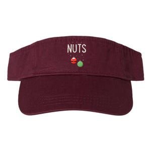 Chest Nuts Matching Funny Christmas Couples Chestnuts Nuts Valucap Bio-Washed Visor