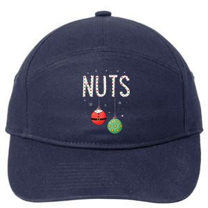 Chest Nuts Matching Funny Christmas Couples Chestnuts Nuts 7-Panel Snapback Hat