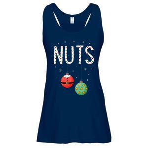 Chest Nuts Matching Funny Christmas Couples Chestnuts Nuts Ladies Essential Flowy Tank