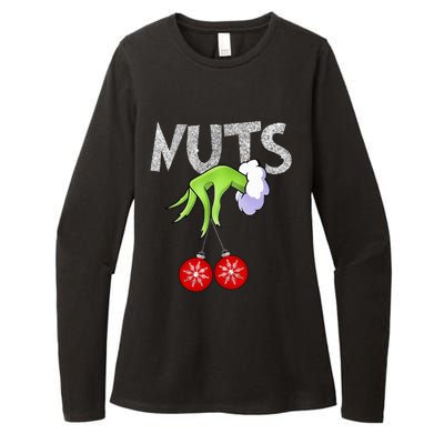 Chest Nuts Matching Chestnuts Xmas Christmas Couples Womens CVC Long Sleeve Shirt