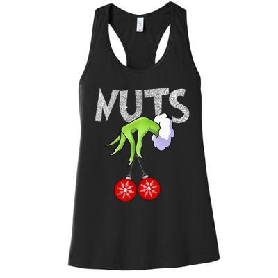 Chest Nuts Matching Chestnuts Xmas Christmas Couples Women's Racerback Tank