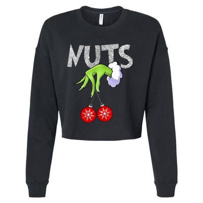 Chest Nuts Matching Chestnuts Xmas Christmas Couples Cropped Pullover Crew