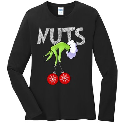 Chest Nuts Matching Chestnuts Xmas Christmas Couples Ladies Long Sleeve Shirt