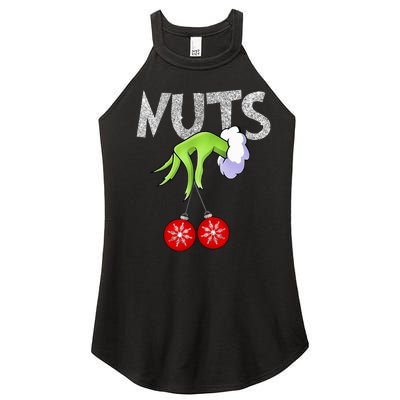 Chest Nuts Matching Chestnuts Xmas Christmas Couples Women's Perfect Tri Rocker Tank