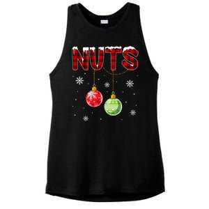 Chest Nuts Matching Chestnuts Funny Christmas Couples Nuts Ladies PosiCharge Tri-Blend Wicking Tank