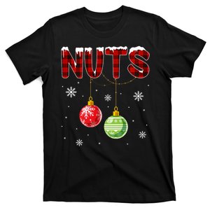 Chest Nuts Matching Chestnuts Funny Christmas Couples Nuts T-Shirt