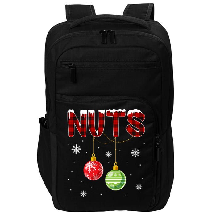 Chest Nuts Matching Chestnuts Funny Christmas Couples Nuts Impact Tech Backpack