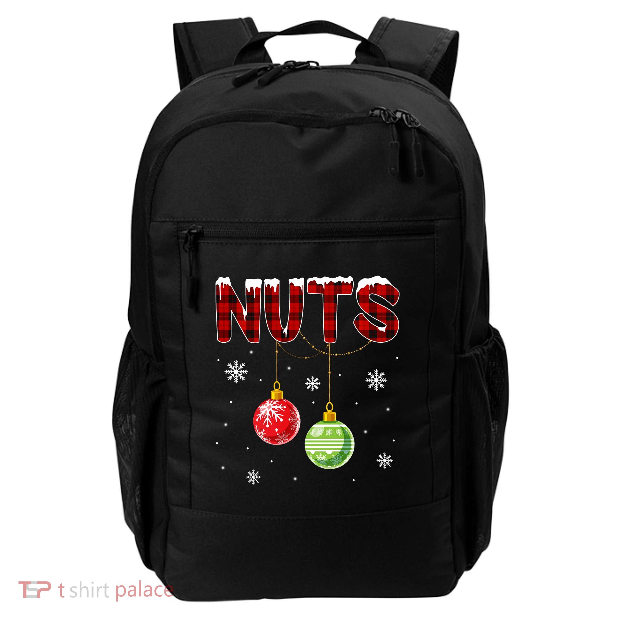 Chest Nuts Matching Chestnuts Funny Christmas Couples Nuts Backpack