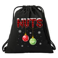 Chest Nuts Matching Chestnuts Funny Christmas Couples Nuts Drawstring Bag