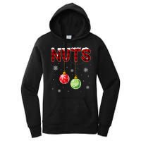 Chest Nuts Matching Chestnuts Funny Christmas Couples Nuts Women's Pullover Hoodie