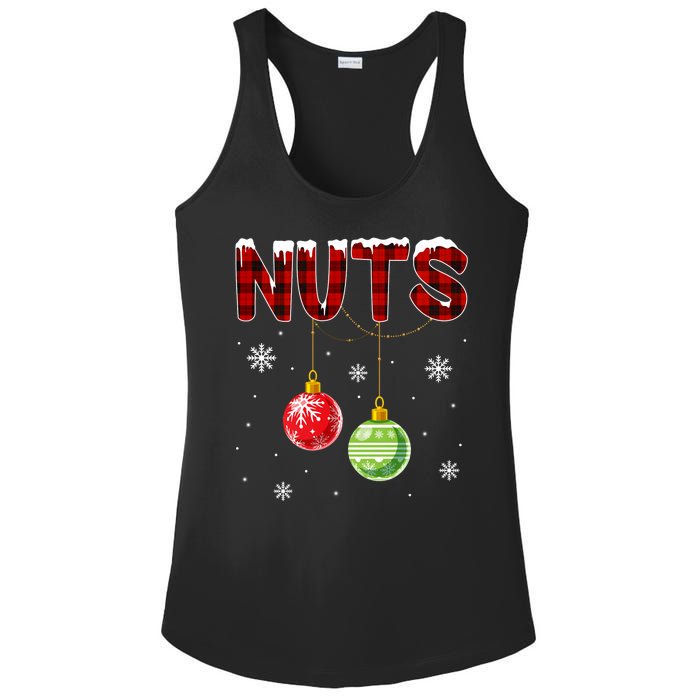 Chest Nuts Matching Chestnuts Funny Christmas Couples Nuts Ladies PosiCharge Competitor Racerback Tank