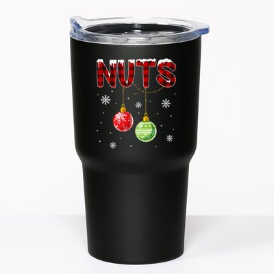 Chest Nuts Matching Chestnuts Funny Christmas Couples Nuts Tumbler
