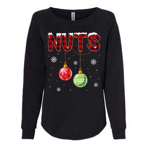 Chest Nuts Matching Chestnuts Funny Christmas Couples Nuts Womens California Wash Sweatshirt