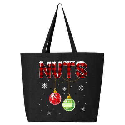 Chest Nuts Matching Chestnuts Funny Christmas Couples Nuts 25L Jumbo Tote