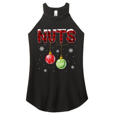 Chest Nuts Matching Chestnuts Funny Christmas Couples Nuts Women's Perfect Tri Rocker Tank