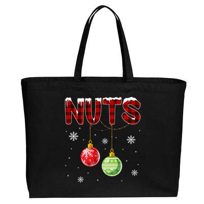 Chest Nuts Matching Chestnuts Funny Christmas Couples Nuts Cotton Canvas Jumbo Tote