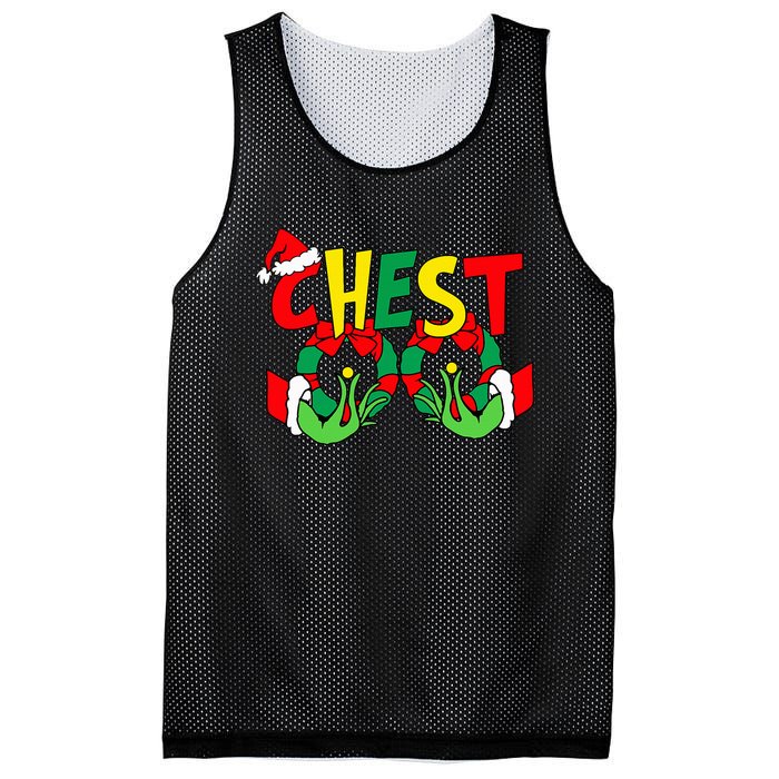 Chest Nuts Matching Chestnuts Funny Christmas Couples Nuts Mesh Reversible Basketball Jersey Tank