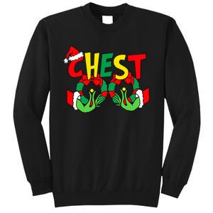 Chest Nuts Matching Chestnuts Funny Christmas Couples Nuts Tall Sweatshirt